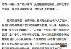 藏在心底的温暖中考语文作文