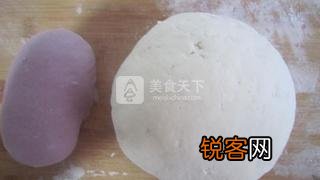紫薯螺旋“豆沙包”的做法