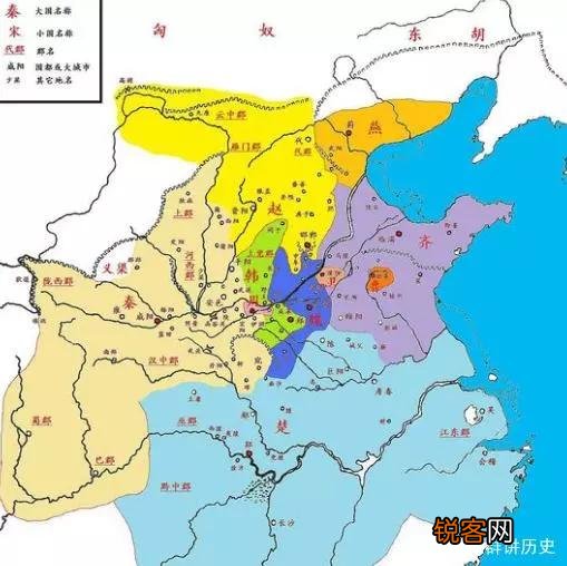 春秋战国时期长江流域的楚,吴,越有多大?