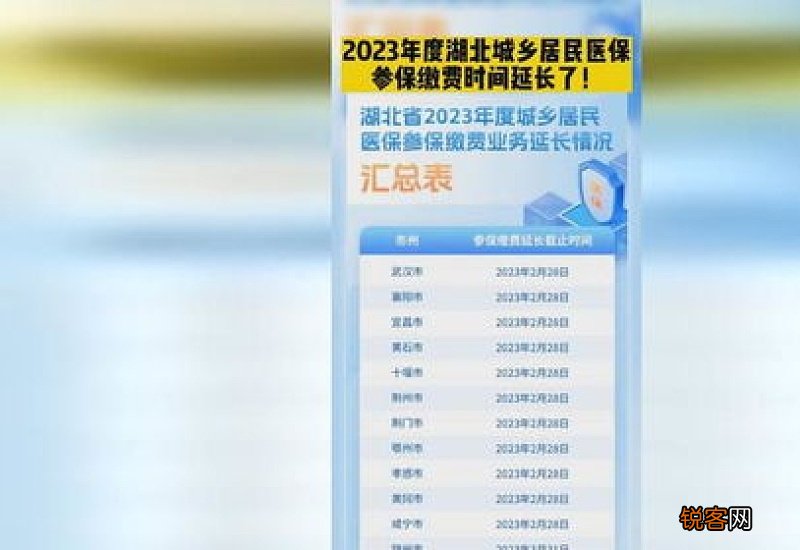 廊坊延长2023年度城乡居民医保参保缴费时间