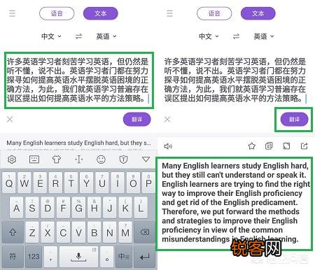 语音翻译器怎么进行文字翻译英文？