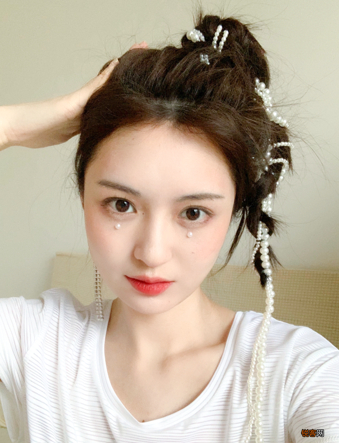 明星同款编发发型图片 赵露思同款