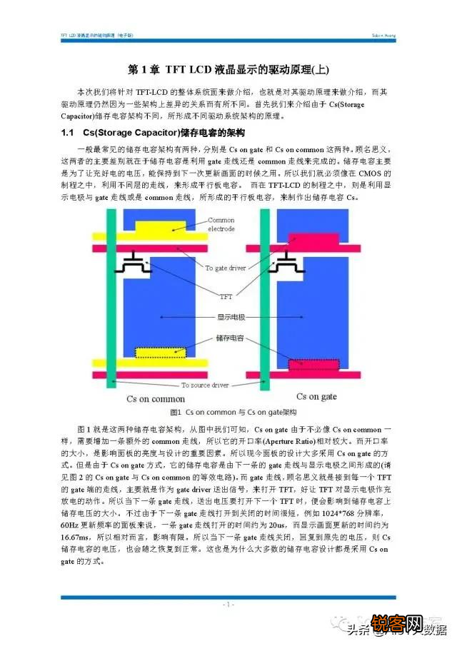 薄膜晶体管原理及应用 显示与图像传感器件底层单元