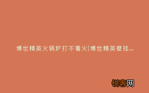 博世精英壁挂炉点不火是什么原因 博世精英火锅炉打不着火