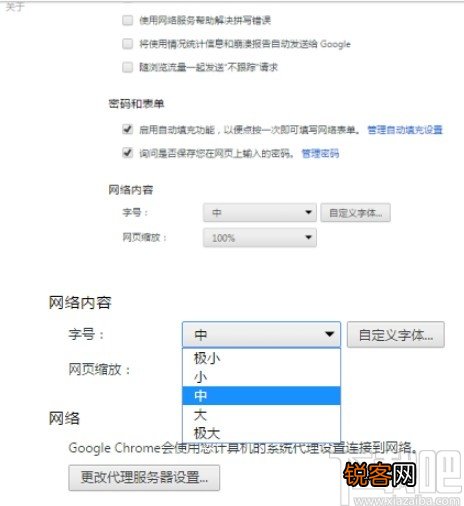 chrome修改字体的方法步骤