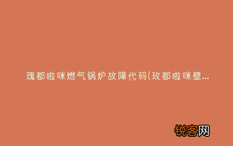玫都啦咪壁挂炉故障代码 瑰都啦咪燃气锅炉故障代码