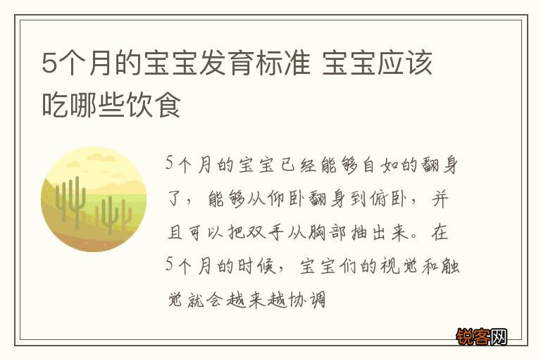 5个月的宝宝发育标准 宝宝应该吃哪些饮食