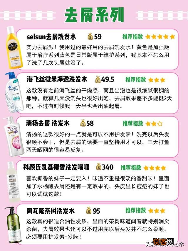 大家有好用的洗发水推荐吗?