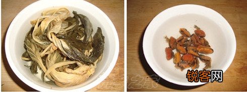 菜干烧猪骨粥