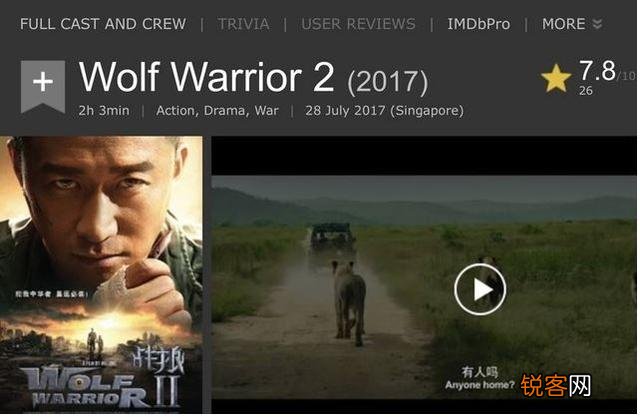 《战狼2》票房破20亿,国内好评如潮,圈粉无数,国外媒体如何评价？