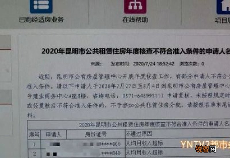 公租房不是本人怎么应付检查