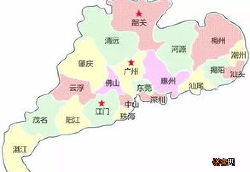 广东有多少个城市分别叫什么