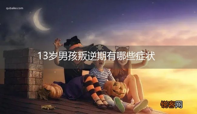 13岁男孩叛逆期有哪些症状