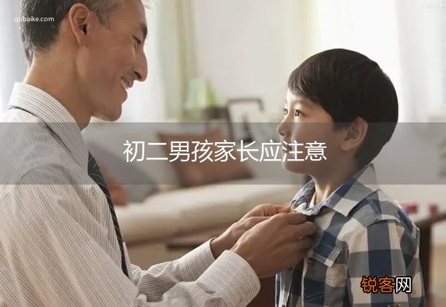 初二男孩家长应注意