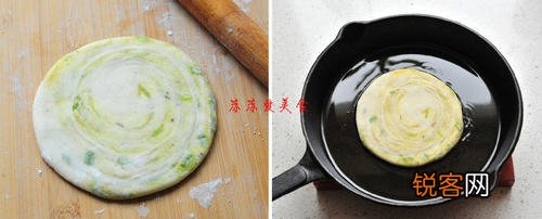 烫面葱花酥饼