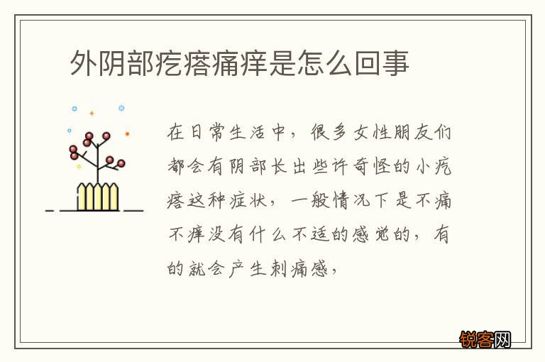 ?外阴部疙瘩痛痒是怎么回事