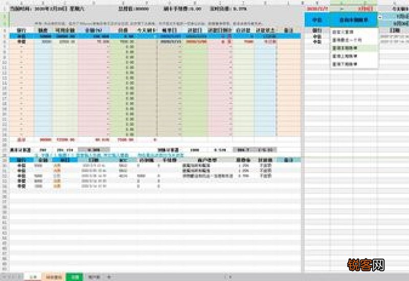 信用卡管理表格怎么做 办信用卡表格