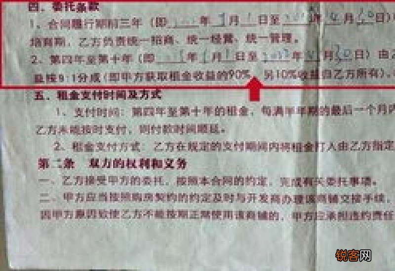 商铺返租合同范本3篇