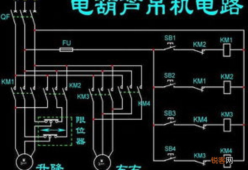 天车电路图符号大全 天车电路图中ks代表什么