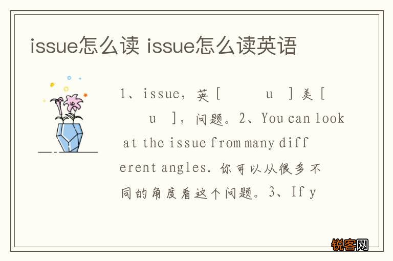 issue怎么读 issue怎么读英语