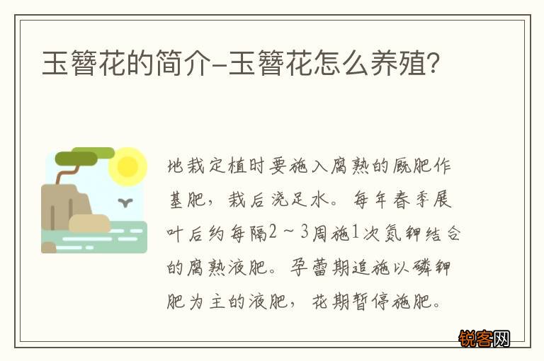 玉簪花的简介-玉簪花怎么养殖？