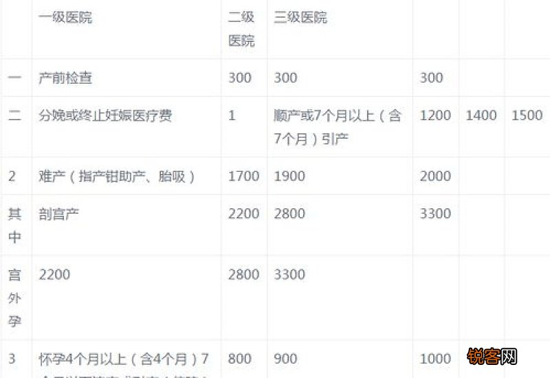 南京生育保险报销多少钱
