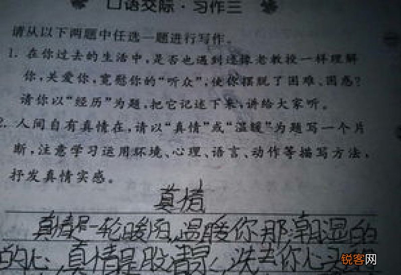 与“真情”有关的话题作文精选3篇