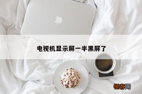 电视机显示屏一半黑屏了