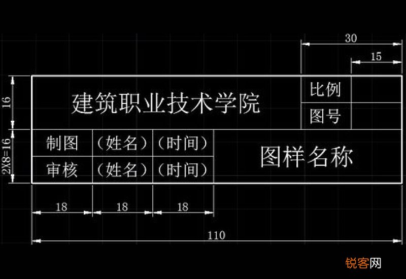 工图标题栏尺寸a3