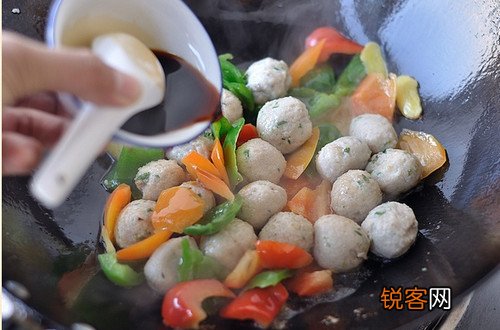 香炒鱼丸