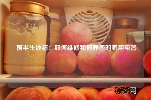 前半生冰箱：如何维修和保养您的家用电器