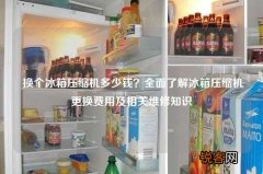 换个冰箱压缩机多少钱？全面了解冰箱压缩机更换费用及相关维修知识