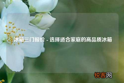 冰箱三门报价 - 选择适合家庭的高品质冰箱