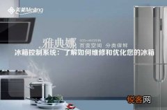 冰箱控制系统：了解如何维修和优化您的冰箱