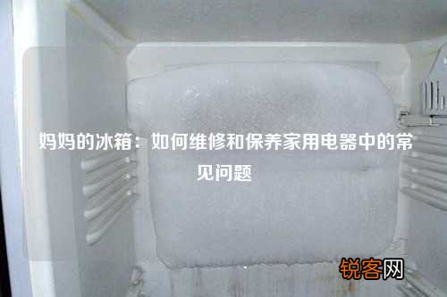 妈妈的冰箱：如何维修和保养家用电器中的常见问题