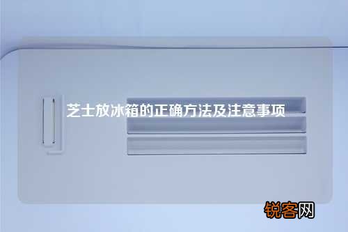 芝士放冰箱的正确方法及注意事项
