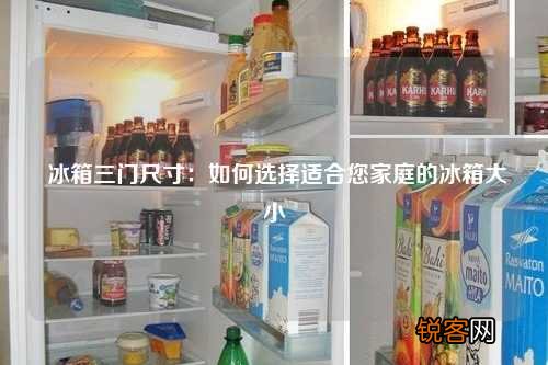 冰箱三门尺寸：如何选择适合您家庭的冰箱大小