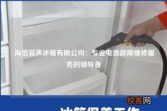 海信容声冰箱有限公司：专业电器故障维修服务的领导者