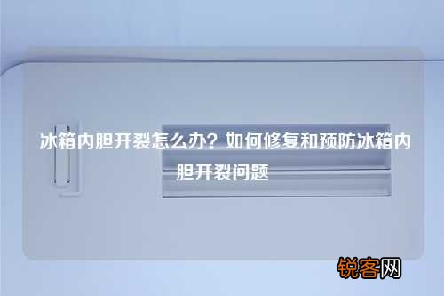 冰箱内胆开裂怎么办?如何修复和预防冰箱内胆开裂问题