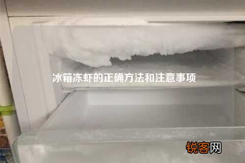 冰箱冻虾的正确方法和注意事项