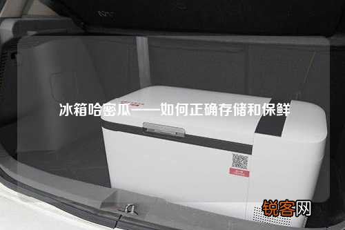 冰箱哈密瓜——如何正确存储和保鲜