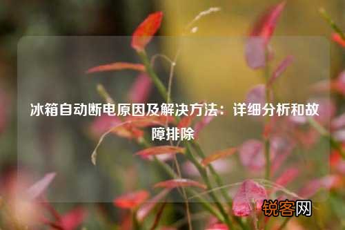冰箱自动断电原因及解决方法：详细分析和故障排除