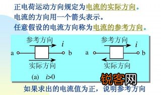 电流的方向什么是规定方向 电流的规定方向是什么