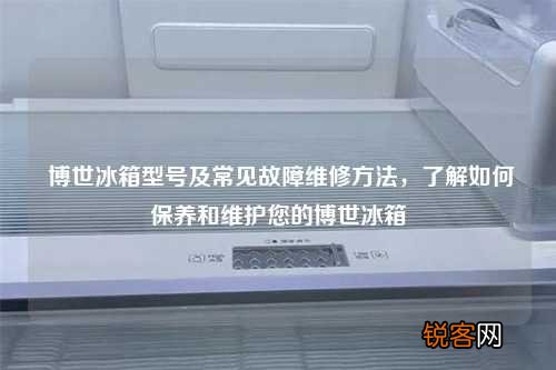 博世冰箱型号及常见故障维修方法，了解如何保养和维护您的博世冰箱