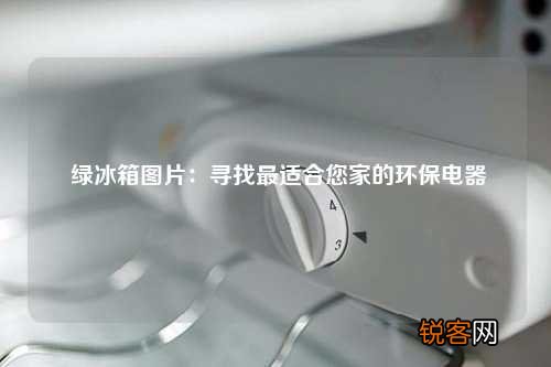 绿冰箱图片：寻找最适合您家的环保电器