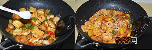 豆腐烧鱼块