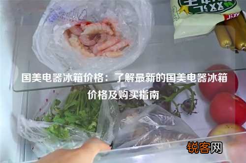 国美电器冰箱价格：了解最新的国美电器冰箱价格及购买指南