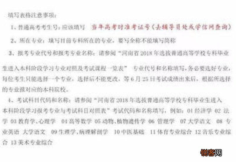 专升本报考申请书
