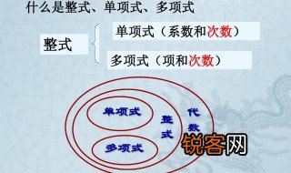什么叫整式 整式是什么
