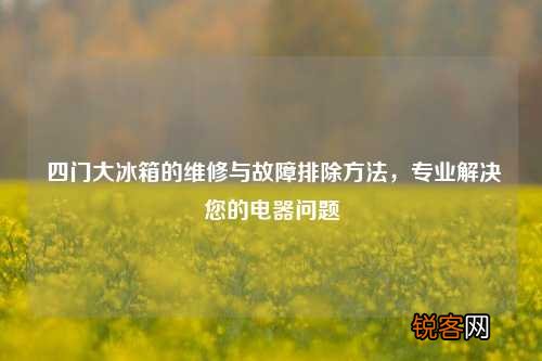 四门大冰箱的维修与故障排除方法，专业解决您的电器问题